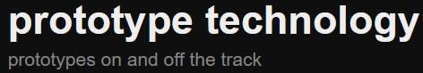prototype technology prototype technology